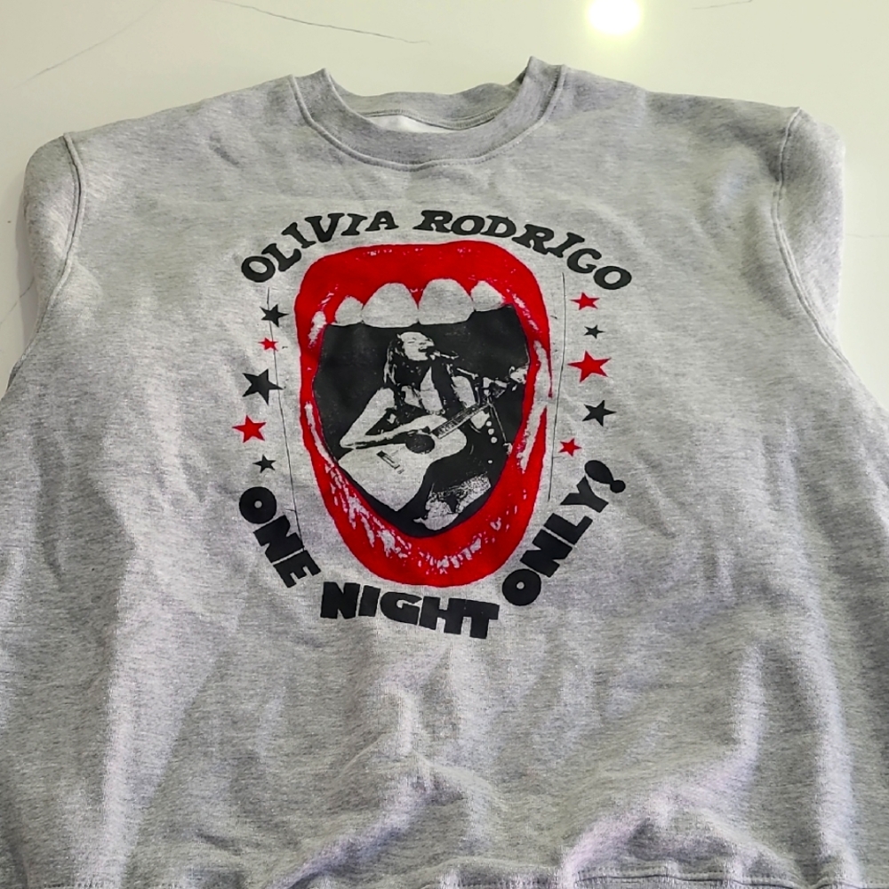 Olivia Rodrigo Oversized Crewneck Straight From Her Website